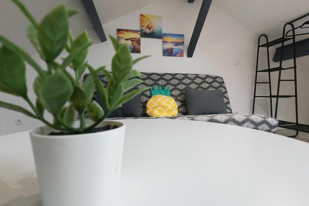 Atypique T1 Duplex - Wifi .Parking .Proche .Gare Apartment Saint-Quentin  Ngoại thất bức ảnh